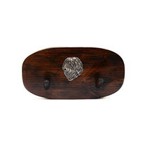 Produktbild von Art-Dog Hundeleinenhalter aus Kiefernholz für die Wand Handgefertigt 10x20cm