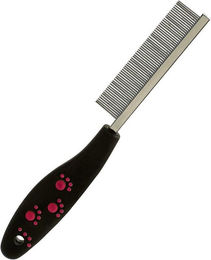 Arte Regal Fellkamm aus Edelstahl für Hunde und Katzen 21cm Schwarz – Bild 1 von 2