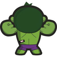 Produktbild von Artesania Cerda Avengers Hundespielzeug Hulk aus Polyester Grün 31 x 8 x 28 cm