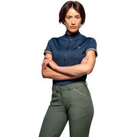 Produktbild von Artesia Reitpolo Damen Flags&Cup Blau Größe S aus Polyester