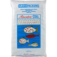 Produktbild von AS Aquaristik Filterwatte fein weiß aus Polyester für Fischaquarien 250 g