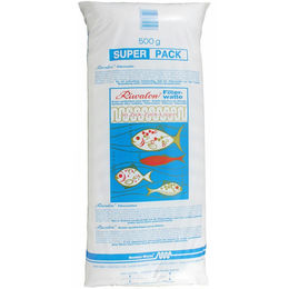 Produktbild von AS Aquaristik Filterwatte fein weiß aus Polyester für Fische 1000 g