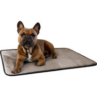 Produktbild von Aspero Hundematte Lund Beige aus Baumwolle und Polyester weiche Hundedecke für erwachsene Hunde