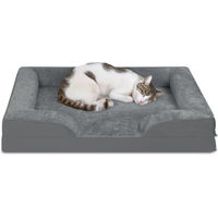 Produktbild von Aspero Katzenbett Kotka Grau aus 100 % Polyester mit abnehmbarem Bezug für alle Altersstufen