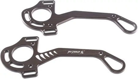 Produktbild von Äste der langen Hackamore Jin Stirrup aus Aluminium in Braun oder Schwarz