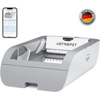 Produktbild von AstroPet Helios Series smarte selbstreinigende Katzentoilette App gesteuert Grau