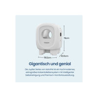 Produktbild von AstroPet Jupiter Series Pro Smartes Selbstreinigendes Katzenklo mit App-Steuerung und WiFi in Weiß XL