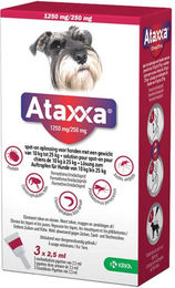 Ataxxa Spot-On Lösung gegen Flöhe und Zecken für Hunde mittlerer Rassen 10-25 kg – Bild 1 von 1
