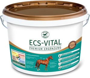 Produktbild von Atcom ECS-VITAL Ergänzungsfutter für Senior Pferde zur Unterstützung von Haut, Fell, Immunsystem und Stoffwechsel 1000g