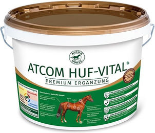 Produktbild von Atcom Huf-Vital Ergänzungsfutter für Pferde zur Unterstützung von Hufen, Haut und Fell