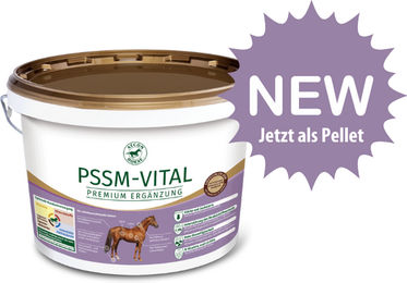 Produktbild von Atcom PSSM-Vital Pellets Mineralfutter und Nahrungsergänzung für Pferde zur Unterstützung von Muskelaufbau, Leber, Verdauung und Stoffwechsel