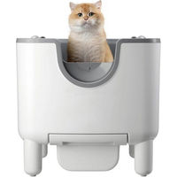 Produktbild von Athlix Selbstreinigende Katzentoilette mit Geruchskontrolle und 9 Sicherheits-Sensoren in Weiß