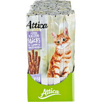 Produktbild von Attica Crunchy Sticks für Katzen Lamm & Truthahn Adult 1500 g - 30 x 50 g