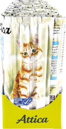 Produktbild von Attica Crunchy Sticks Lachs für erwachsene Katzen 50 g 30er Pack - 30 x 5 g