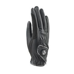 Aubrion Aachen FlexFit Reithandschuhe Unisex aus Leder und Kunstleder Schwarz Größe S – Bild 1 von 2