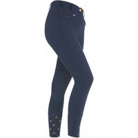 Produktbild von Aubrion Damen Reithose Thompson mit Mid Grip Silikon in Marineblau Größe 38 EU