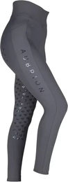 Aubrion Eltar Reitleggings Damen Full Grip Grau XS – Bild 1 von 1