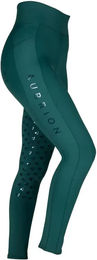 Aubrion Eltar Reitleggings Damen Full Grip mit Silikon Grip in Grün Größe 2XS – Bild 1 von 1