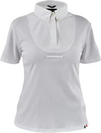 Aubrion Reitshirt für Damen mit Krawatte aus Air-Layer-Gewebe Weiß XXL – Bild 1 von 2