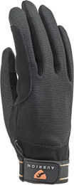 Aubrion Stratos SportFit Reithandschuhe für Erwachsene aus Stretch-Mesh in Schwarz Größe L – Bild 1 von 2