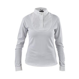 Aubrion Wettbewerbs-Poloshirt für Damen langärmlig weiß Größe 32 – Bild 1 von 1