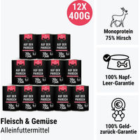 Produktbild von Auf der PHirsch Nassfutter Dose
