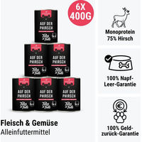 Produktbild von Auf der PHirsch Nassfutter Dose 400g