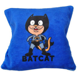 Aumüller BATCAT Katzenspielkissen blau aus Plüsch mit Baldrianfüllung - 1 Stk. – Bild 1 von 8