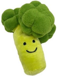 Produktbild von Aumüller Catnip-Spielzeug Brokkoli aus Plüsch in Grün für Katzen