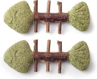 Produktbild von Aumüller Catnip-Spielzeug Fischgräte aus Naturmaterial für Katzen 2 x 2 Stück - 2 x 2 Stk.