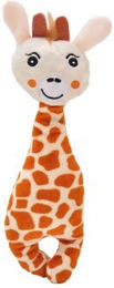 Aumüller Catnip-Spielzeug Giraffe aus Plüsch in Beige und Orange – Bild 1 von 3