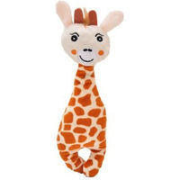 Produktbild von Aumüller Catnip-Spielzeug Giraffe aus Plüsch in Beige und Orange