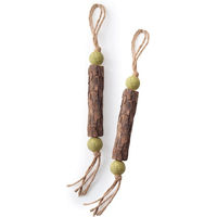 Produktbild von Aumüller Dentalspielzeug Matatabi Mix-Rolle für Katzen aus Naturmaterial 2er Set - 2 x 2 Stk.