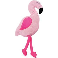 Produktbild von Aumüller Flamingo Pinky befüllbares Catnip-Spielzeug aus Plüsch in Rosa für Katzen