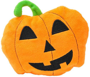 Aumüller Halloween Kürbis Catnip-Spielzeug aus Plüsch – Bild 1 von 3