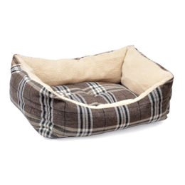 Produktbild von Aumüller Hundebett Plüschsofa Schottland Braun 70 cm