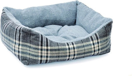 Aumüller Hundebett Plüschsofa Schottland Grau – Bild 1 von 4