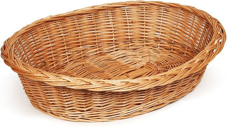 Produktbild von Aumüller Hundekorb aus gesottener Weide Braun 60x45x15cm
