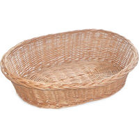 Produktbild von Aumüller Hundekorb aus Weide in Braun Natur L 70 x B 55,5 x H 15,5 cm