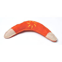 Produktbild von Aumüller Hundespielzeug Leder Boomerang Orange