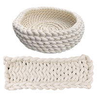 Produktbild von Aumüller Katzenbett aus Baumwolle in Beige Größe S