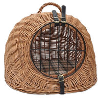Produktbild von Aumüller Katzenhöhle aus Vollweide als Transportkorb lackiert - 50 cm