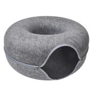 Produktbild von Aumüller Katzenhöhle Donut Katzentunnel aus Filz dunkelgrau