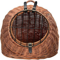 Produktbild von Aumüller Katzenhöhle und Transportkorb aus lackierter Vollweide 60 cm
