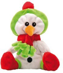 Aumüller Katzenkissen Schneemann Olaf Catnip-Spielzeug aus Plüsch – Bild 1 von 2