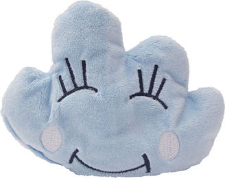 Produktbild von Aumüller Katzenkissen Wolkenkissen aus Plüsch mit Baldrianwurzel und Dinkelspelz in Blau
