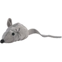 Produktbild von Aumüller Katzenspielkissen Baldi-Maus aus Plüsch Grau für alle Altersstufen - 1 Stk.