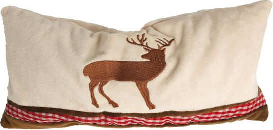 Produktbild von Aumüller Katzenspielkissen Hirsch aus Polyester mit Catnip in Beige und Braun