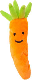 Aumüller Katzenspielkissen Karotte aus Plüsch mit Baldrian in Orange/Grün – Bild 1 von 4