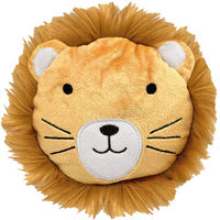 Produktbild von Aumüller Katzenspielkissen Leo Löwe aus Plüsch mit Catnip in Braun und Gelb